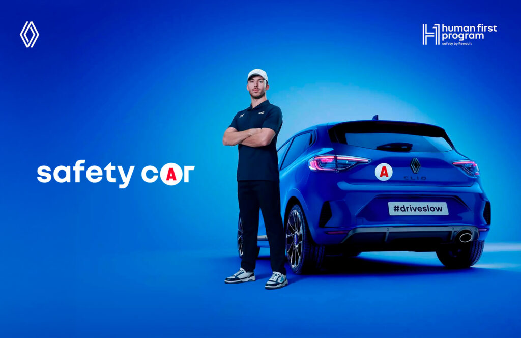 Renault Clio Safety Car Pierre Gasly